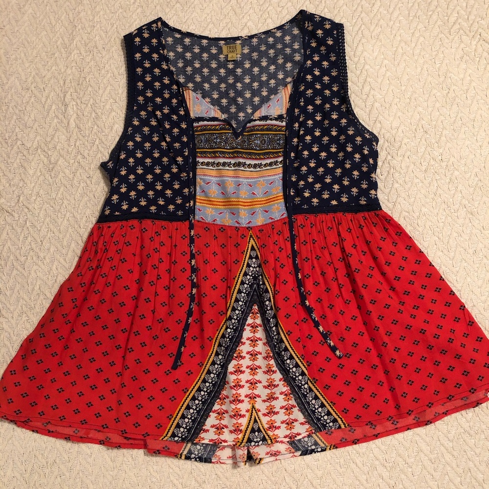 Patterned Tank Top
